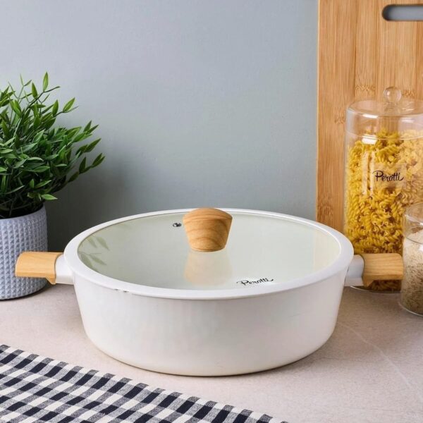 Perotti Danish Cook Bej Seramik Karnıyarık Tenceresi 28 cm