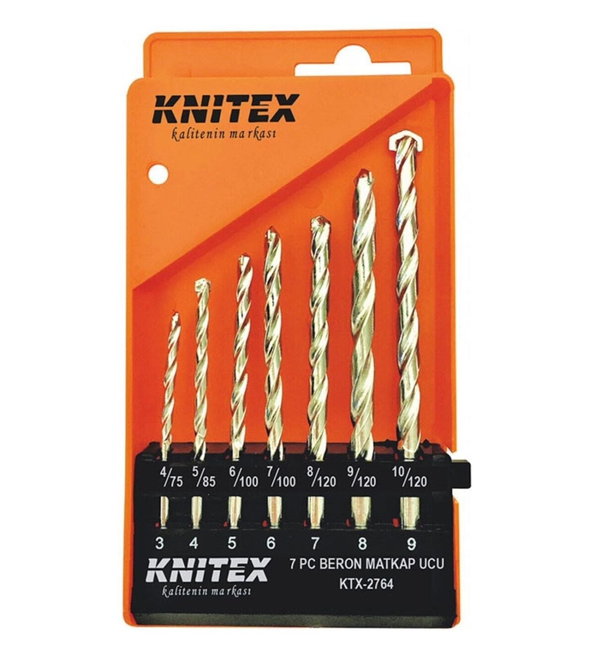 Knitex KTX-2764 7'li Beton Matkap Ucu Seti