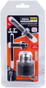 Real ÖZS 13 mm 1/2 Anahtarlı Mandren Seti - Matkap Aksesuarı