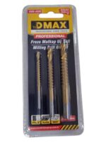 Dmax DMX-4690 3'lü Profesyonel Tungsten Karpit Freze Matkap Uç Seti 4-6-8mm