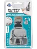 Knitex KTX-2521 360 Derece Dönebilen Krom Musluk Filtresi
