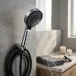 Koçsu 4456 Siyah Duş Seti Takımı Modern Duş Başlığı