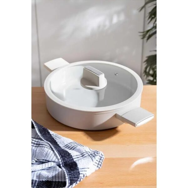 Acar Ultimate Pro Dövme Seramik Basık Tencere 28x7.5 cm BFT-05940