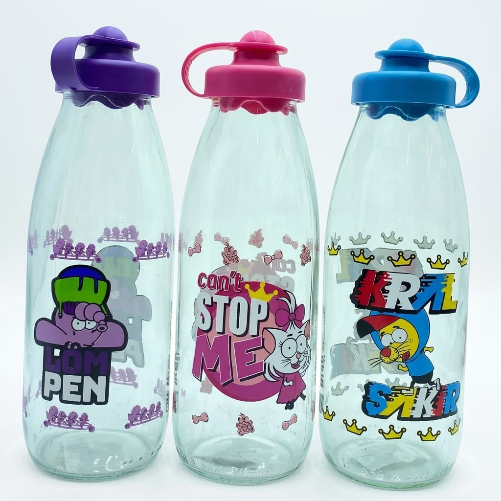 Renga Kral Şakir Desenli 500 cc Plastik Matara ve Suluk