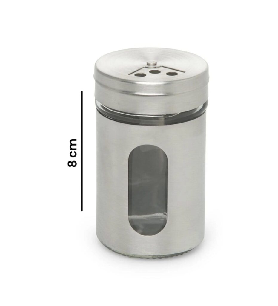Alvin Metal Tuzluk ve Biberlik 8 cm
