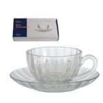 Delisoga CF025/L12 6 Kişilik Cam Çay Seti 12 Parça 170 ml