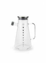 Mien 1 Litre Metal Kapaklı Ölçülü Cam Yağdanlık GLA-018