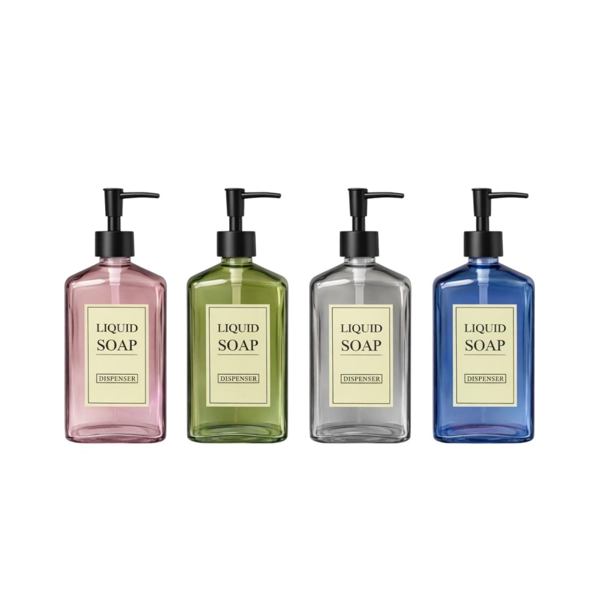 Lüks Cam Sıvı Sabunluk YNS 6