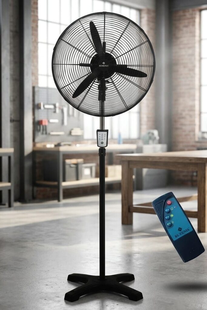 Rubenis RBS-600 Plus 26 İnç 66 cm Uzaktan Kumandalı Sanayi Tipi Ayaklı Vantilatör
