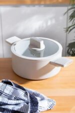 Acar Ultimate Pro Dövme Seramik Tencere Krem 26 cm 5.6 lt