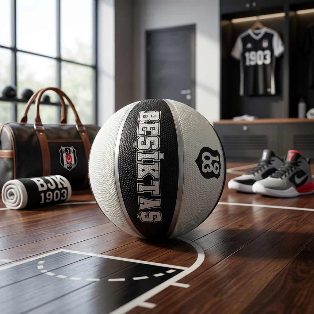 Beşiktaş Lisanslı Basketbol Topu Antrenman ve Maç Topu
