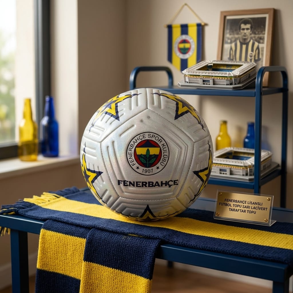 Fenerbahçe Lisanslı FB-5100 Futbol Topu Sarı Lacivert