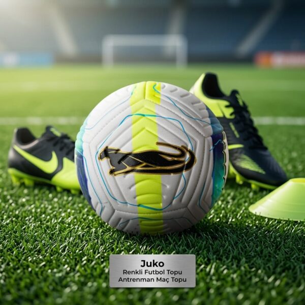 Juko Renkli Futbol Topu Antrenman Maç Topu