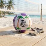 Voleybol Topu Antrenman ve Maç Topu Mor Desenli