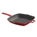 Lava Döküm Kare Izgara Tava 26x26cm Yekpare Saplı