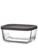 LAV Cube Renksiz Cam Saklama Kabı 2'li 405 ml