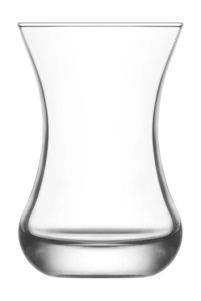 LAV Asena Cam Çay Bardağı 6 Kişilik 125 ml