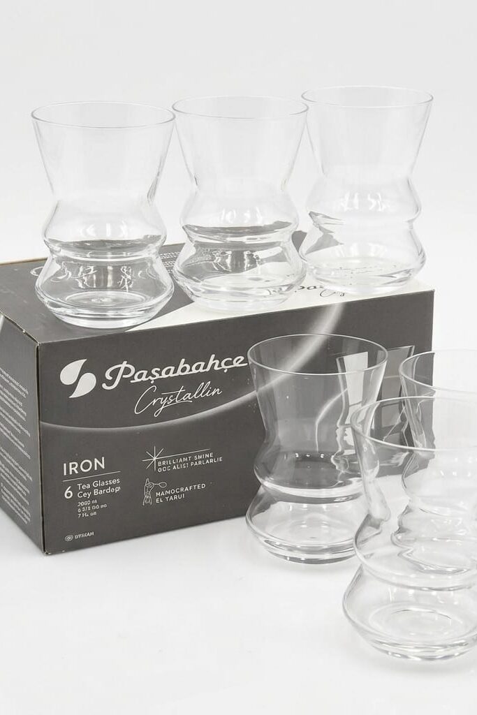 Paşabahçe 22719 Iron Kristal Çay Bardağı 200 cc 6'lı Set