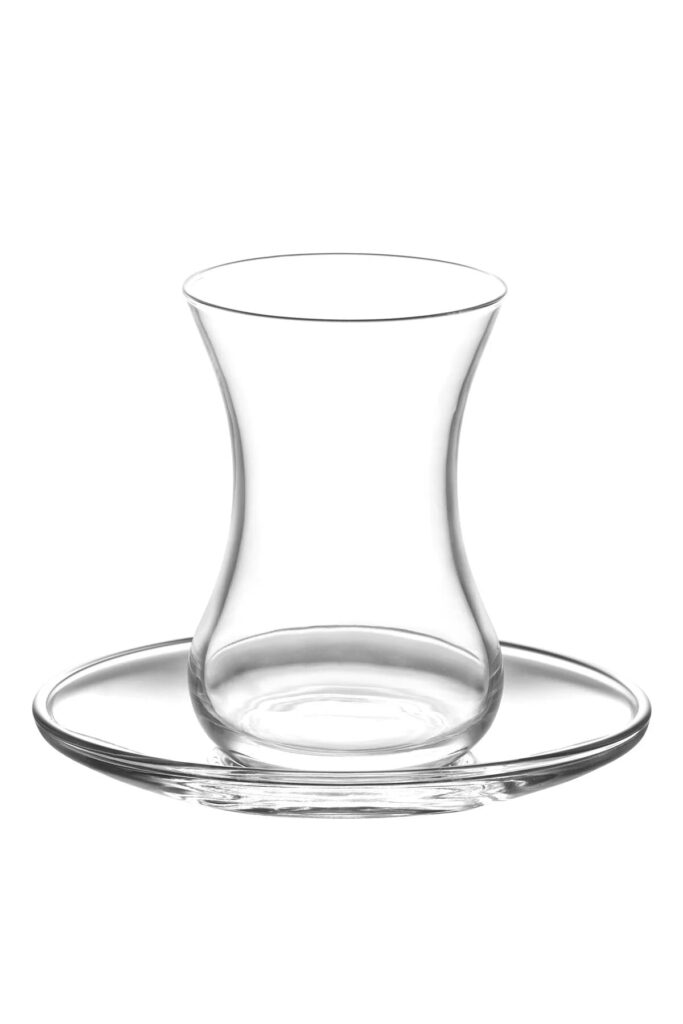 LAV Demet Cam Çay Seti 6 Kişilik 135 ml