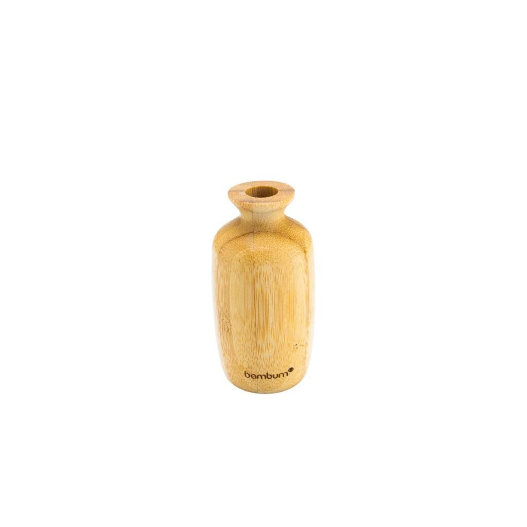 Bambum Tanger Doğal Bambu Dekoratif Vazo 8.5x4.9 cm
