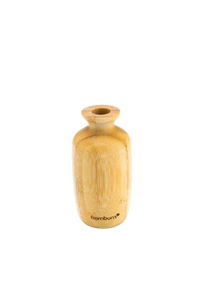 Bambum Tanger Doğal Bambu Dekoratif Vazo 8.5x4.9 cm