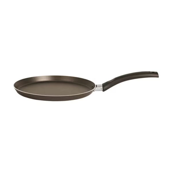 Mehtap Onyx 26 cm Yanmaz Yapışmaz Teflon Krep Tavası Siyah
