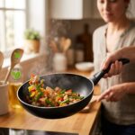 Mehtap Onyx Siyah Teflon Wok Tava 24 cm