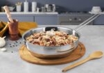 Lines Oscar Metal Kulp Paslanmaz Çelik Tava 28 CM