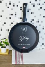 PAÇİ 30 CM MAT SİYAH GRANİT TAVA (P/MTL-201261)