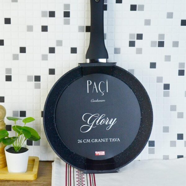 PAÇİ 26 CM MAT SİYAH GRANİT TAVA (P/MTL-201259)