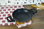 PAÇİ 20 CM MAT SİYAH GRANİT SAHAN (P/MTL-201253)