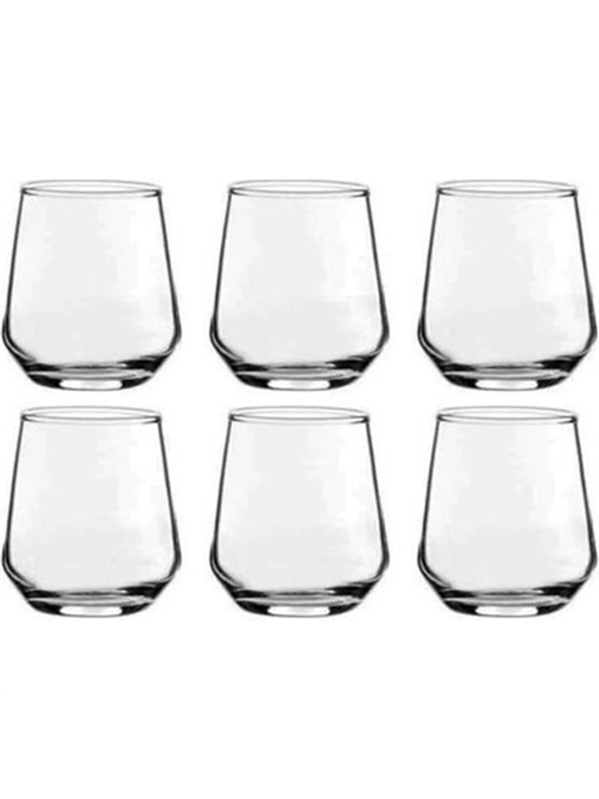image1-743 Paşabahçe Renksiz Allegra Kahve Yanı Su Bardağı 5x6cm 115cc 6 Lı - 420202 - Görsel 1