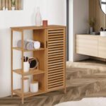 Mien Bambu Çamaşır Dolabı JW-22990 | 66x87x33 cm Banyo Dolabı