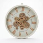 Alvin Dekoratif Metal Duvar Saati 1855 Modeli