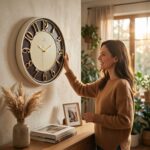 Revello 1453-2 Dekoratif Duvar Saati 50 cm Kahverengi - Görsel 2