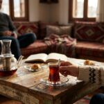 Lav Cozy Çay Tabak - 6 lı çay tabağı bardak altlığı - Görsel 2