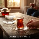 LAV Zoey Cam Çay Tabağı 6 Kişilik ZOE267 - Görsel 2