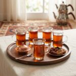 LAV Yudum Cam Kulplu Çay Bardağı 6 Kişilik 95 ml Kulplu - Görsel 2