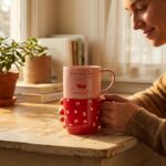 TOHANA PORSELEN IKILI KALP KUPA 360 ML THN12223 - Görsel 2