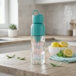 Renga Moon Desenli 600 ml Tritan Matara - BPA Free Sıkacaklı - Görsel 2