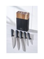ACAR Cooper Siyah 6 Parça Standlı Bıçak Seti HWN-07964 - Görsel 2
