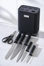 Acar Cooper 7 Parça Standlı Bıçak Seti Siyah HWN-07965 - Görsel 2