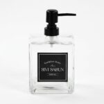 KRD Home Otantik Cam Sıvı Sabunluk , Dekoratif , 1000 ml - Görsel 2