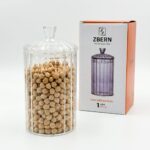 ZBERN Cam Kapaklı Çay Şeker Kahve Tuz Kavanozu - 500 ml - Görsel 2