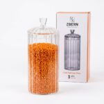 ZBERN Cam Kapaklı Çay Şeker Kahve Tuz Kavanozu - 750 ml - Görsel 2