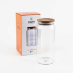 ZBERN AKASYA KAPAK KAVANOZ - 1000 ML - Görsel 2