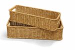 Mien BB6073 2'li Dikdörtgen Rattan Organizer Sepet - Görsel 2