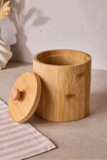 Perotti Pisa Bambu Tekli Baharatlık ve Saklama Kavanozu 11x15 cm - Görsel 2