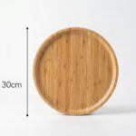 MIEN-842 Bambu Yuvarlak Sunum Tepsisi 30 cm - Görsel 2