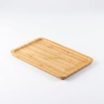 Acar ACR-032 Doğal Bambu Dikdörtgen Sunum Tabağı 24x14 cm - Görsel 2